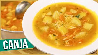 RECEITA DE SOPA PARA OS DIAS DE FRIO 🥶🥶I A MELHOR CANJA DE GALINHA I Receitas de Pai [upl. by Noyar915]