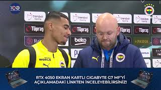 Oyuncularımız Miguel Crespo ve Alexander Djikunun Maç Sonu Açıklamaları  Beşiktaş 13 Fenerbahçe [upl. by Regazzi]