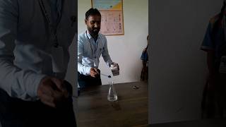 Hydrogen Peroxide Vs Potassium Permanganate producing Oxygen gas experiment [upl. by Allak]