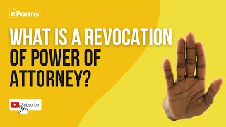 Revocation of Power of Attorney  EXPLAINED [upl. by Llewen]