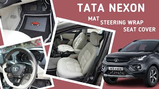 Nexon Modified 2023  Tata Nexon Modification  Nexon Seat Cover Installation [upl. by Roach]