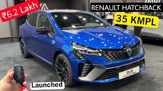 Renault New Hatchback Hybrid Car Launched  ₹6 Lakh  35 kmpl Mileage 2024 Renault Clio Full Review [upl. by Anitsirt]