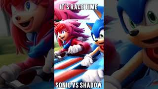 Sonic vs Shadow The Ultimate Racing Showdown sonicthehedgehog sonic parody [upl. by Yarvis]