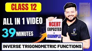 Expected and Repeated Question of Inverse Trigonometric Function I Class 12 I NCERT Expected Q [upl. by Lippold]