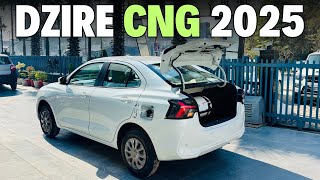 Dzire VXI CNG  2025 Maruti Dzire CNG  Price  Mileage  Features [upl. by Berton]