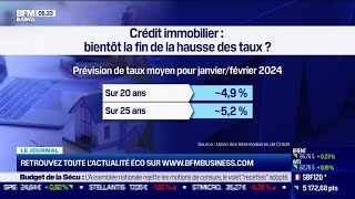 Crédit immobilier bientôt la fin de la hausse des taux [upl. by Cyprus]