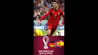 Morata’s goal vs Germany FIFA World Cup 2022 [upl. by Sterrett]