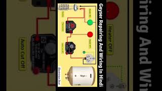 geyser wiring connection diagram geyser electric connection electronic shorts short diagram [upl. by Ginny]