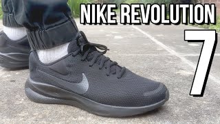 NIKE REVOLUTION 7 REVIEW  On feet comfort weight breathability and price review [upl. by Elyag]