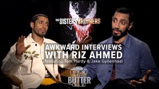 Awkward Interviews with Riz Ahmed featuring Tom Hardy amp Jake Gyllenhaal  Extra Butter [upl. by Elvira150]