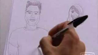 Simons Doodle To Paula On The X Factor [upl. by Etnahc983]