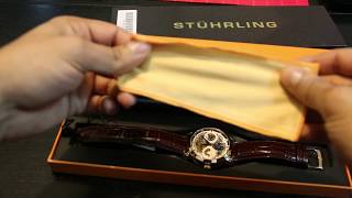 Stuhrling Luxury watch unboxing [upl. by Nner]