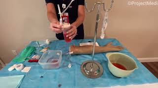 IV Practice Kit  Phlebotomy Essentials Explained by Nurse  ProjectMedi [upl. by Ruggiero]