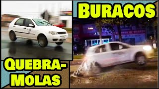 Quebra Mola Invisivel VS Buracos na Pista  Qual VOA mais alto [upl. by Silyhp]