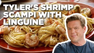 How to Make Tylers Shrimp Scampi with Linguine  Food 911  Food Network [upl. by Sherrer463]