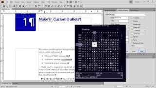 Adobe Framemaker  Create Custom Bullets [upl. by Hwang758]