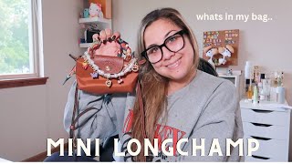 whats in my mini longchamp Bag charms 👛🦋✨ [upl. by Christmann]