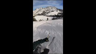 Scary Thin amp Deep In Spots Wednesday Alta Ski Area Utah [upl. by Cameron]