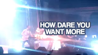 quotHow Dare You Want Morequot  Bleachers Live at the Aragon Ballroom Chicago IL [upl. by Eimmat]