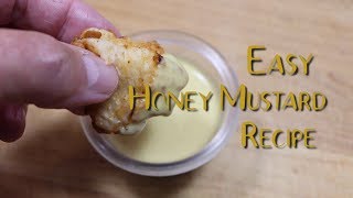 Easy Honey Mustard Recipe  MOLCS Easy Recipes [upl. by Janith]