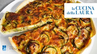 Come fare la QUICHE ZUCCHINE e SPECK  La Cucina della Laura [upl. by Aihsenod]