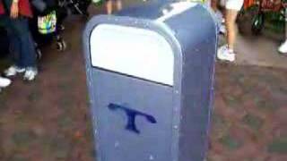 PUSH the Trashcan in Tomorrowland  Disneyland CLIP 100106 [upl. by Zephan]