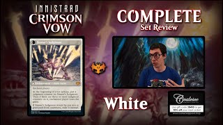 ⚪ Complete Set Review  Innistrad Crimson Vow  White Cards  Constructed And Limited [upl. by Etty]