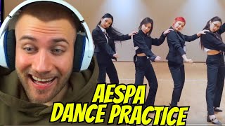 OFFICE QUEENS aespa 에스파 Next Level aespa Company ver Dance Practice  REACTION [upl. by Gilmer]