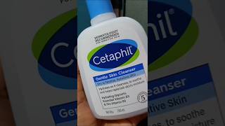 Cetaphil gentle skin cleanser shorts cetaphil cetaphilcleanser facewash review cleanser [upl. by Carlin880]