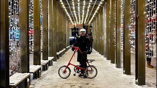 Winter Cycling on a Strida [upl. by Kass289]