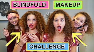 BLINDFOLDED MAKEUP CHALLENGE [upl. by Shea]