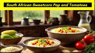 South African Sweetcorn Pap and Tomato Relish Recipe [upl. by Amelina]