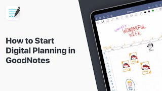 How to Start Digital Planning in GoodNotes [upl. by Silvie]