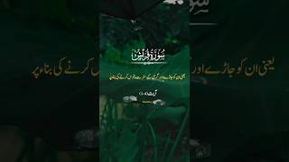 Surah Quraish with urdu translation  Sura al quraish [upl. by Oilla750]