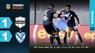 DEPORTIVO RIESTRA 1  1 VÉLEZ I Resumen del partido  TorneoBetano 2024 [upl. by Iruy]