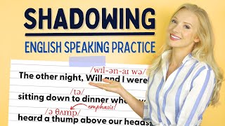 English Speaking Practice  Speak with me Shadowing Method [upl. by Petunia]