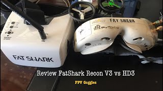 Review FatShark Recon V3 vs FatShark HD3 Perbandingan Side by Side [upl. by Breech504]