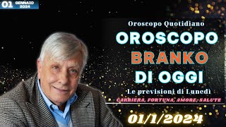 Oroscopo di Branko del 112024  Oroscopo Oggi [upl. by Ydasahc]