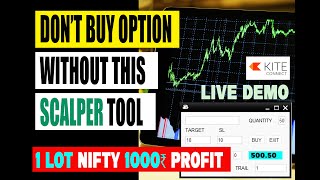 Scalping Software for Option Buyer Algo Trading Zerodha NIFTYBANK NIFTY [upl. by Keyser]