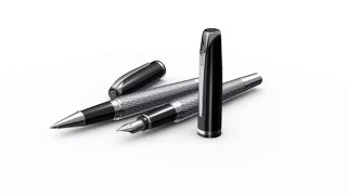 Scrikss Pera 477 Black Chrome CT Stilou  Roller [upl. by Chadd]