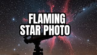 Photographing The Flaming Star Nebula  Its Amazing [upl. by Anilocin]