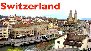 Ελβετία  Switzerland Montreux Lausanne Geneva Interlaken Bern Luzern Rhine Falls Zürich [upl. by Elayne]