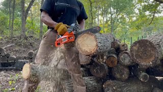 CHEAPEST TOP HANDLE CHAINSAW on AMAZON NEOTEC NSC2500STIHL MS194T [upl. by Yvad]