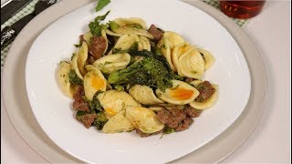 ORECCHIETTE CON LE CIME DI RAPA  RICETTE ORIGINALE PUGLIESE [upl. by Rabka]