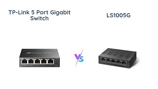 TPLink 5 Port Gigabit Switch vs TPLink Litewave 5 Port Ethernet Switch [upl. by Hadrian]