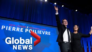 Pierre Poilievre wins Conservative Party leadership race  FULL [upl. by Eidas]