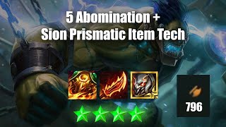 5 Abomination  Sion Prismatic Item Tech [upl. by Ursulette]