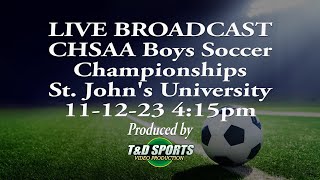 111223 CHSAA Boys Soccer State Finals St Anthonys vs Regis  St Johns University [upl. by Larimor]