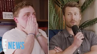 Glen Powell Gives UPDATE on Cannibalism Dating Story “Questioning My Whole Life”  E News [upl. by Yrevi]