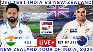 Live Coverage India vs New Zealand  2nd Test Match [upl. by Lletnahs326]